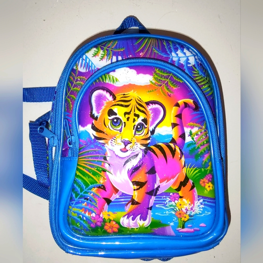 Vintage Lisa Frank Forrest Original mini backpack/lunch pack/purse